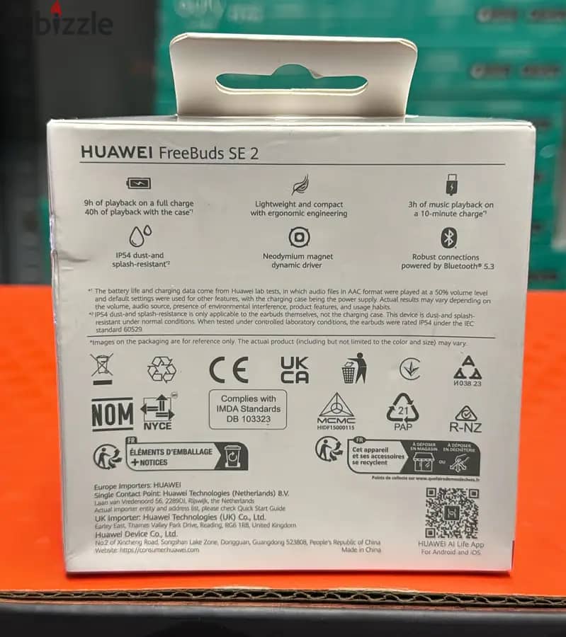 Huawei freebuds se 2 ceramic white original & best offer 1