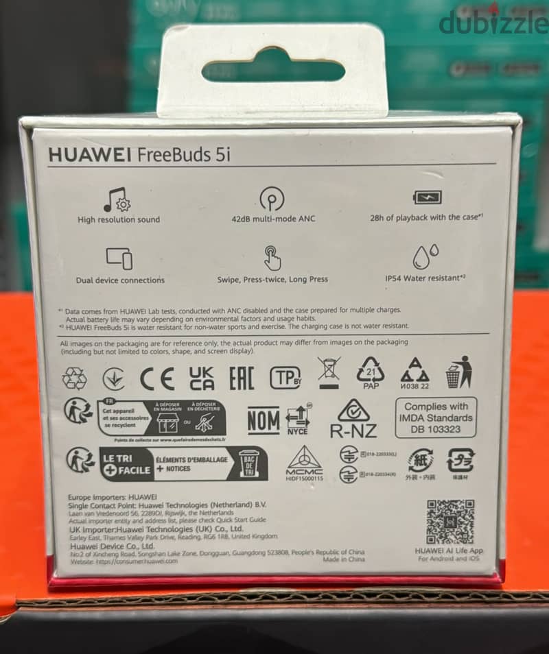 Huawei freebuds 5i isle blue amazing & new price 1