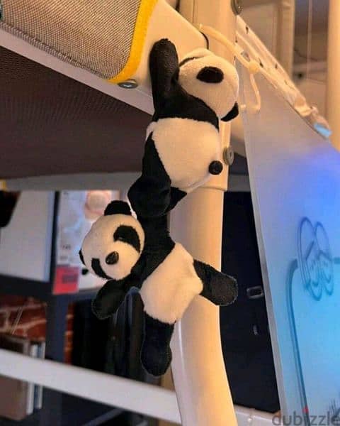 adorable plushy panda magnets 4