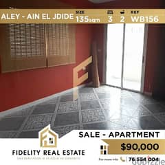 Apartment for sale in Aley WB156 0