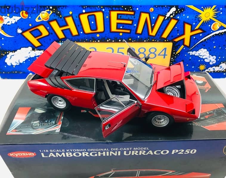 1/18 diecast Full opening Lamborghini Urraco by Kyosho NEW SHOP STOCK 0