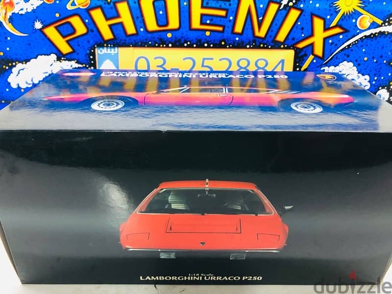 1/18 diecast Full opening Lamborghini Urraco by Kyosho NEW SHOP STOCK 14