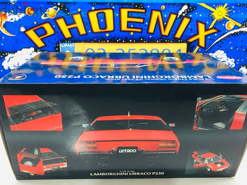 1/18 diecast Full opening Lamborghini Urraco by Kyosho NEW SHOP STOCK 16