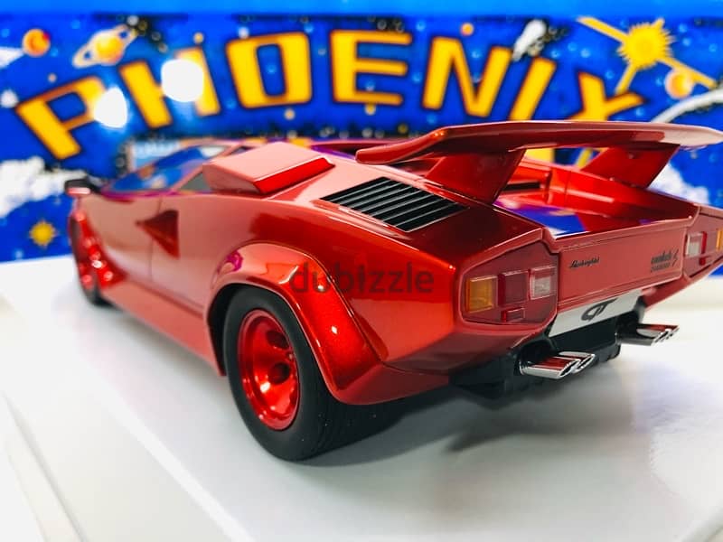 1/18 diecast KOENIG TURBO Lamborghini Countach Cherry Mettalic Red NEW 1