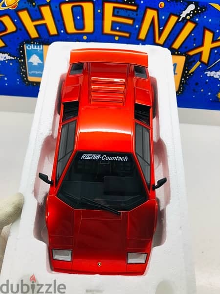 1/18 diecast KOENIG TURBO Lamborghini Countach Cherry Mettalic Red NEW 4