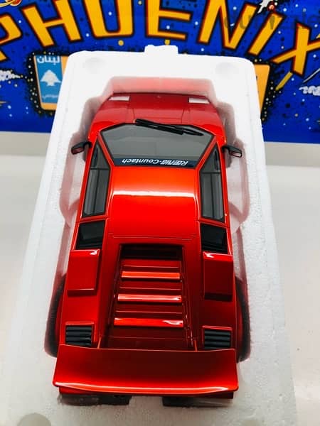 1/18 diecast KOENIG TURBO Lamborghini Countach Cherry Mettalic Red NEW 5