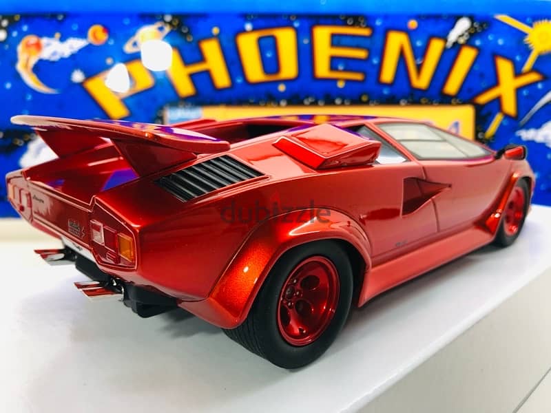 1/18 diecast KOENIG TURBO Lamborghini Countach Cherry Mettalic Red NEW 6