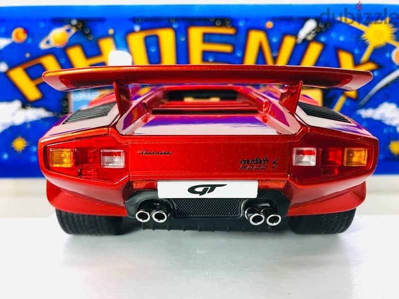 1/18 diecast KOENIG TURBO Lamborghini Countach Cherry Mettalic Red NEW 11