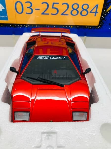 1/18 diecast KOENIG TURBO Lamborghini Countach Cherry Mettalic Red NEW 13