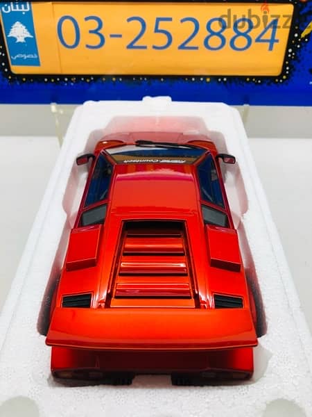 1/18 diecast KOENIG TURBO Lamborghini Countach Cherry Mettalic Red NEW 14