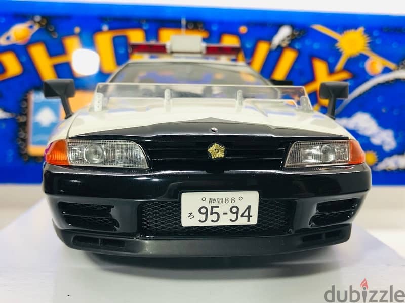 1/18 diecast full opening Rare Nissan Skyline GT-R (R32 POLICE HUNTER) 16