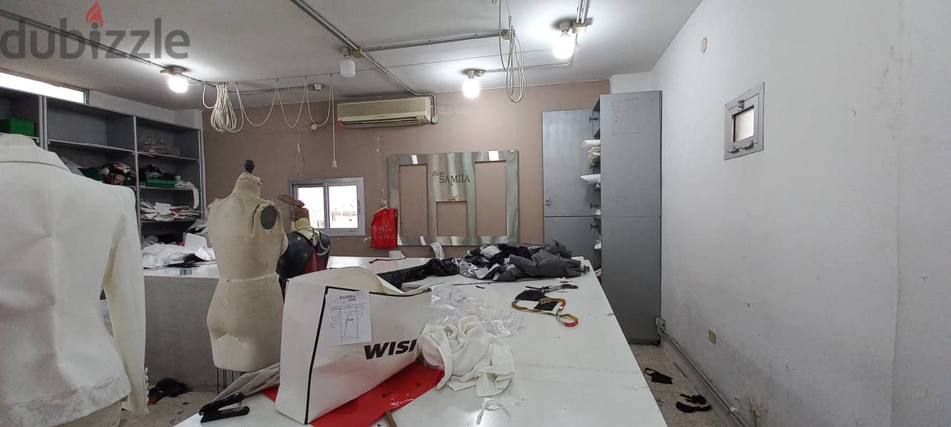 Sewing lab in Zalka for rent معمل خياطة في الزلقا للإيجار 1