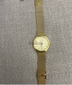 timex golden watch 0