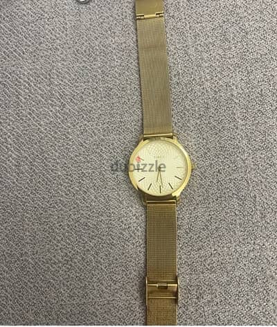 timex golden watch