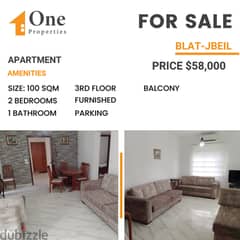 FURNISHED Apartment for SALE, in BLAT/JBEIL.