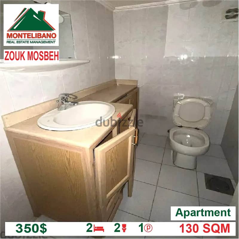 350$/Cash Month!! Apartment for rent in Zouk Mosbeh!! 4