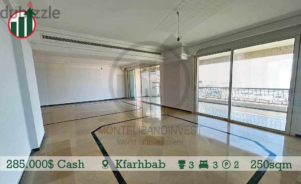 New Apartment for Sale in Kfarhbab with an Open sea view!! 1