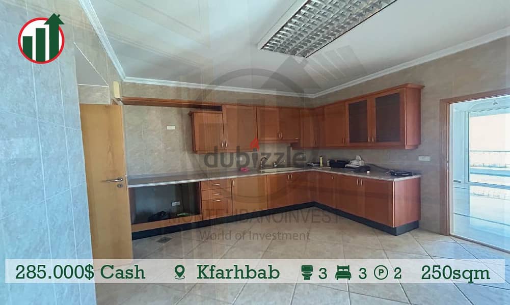 New Apartment for Sale in Kfarhbab with an Open sea view!! 3