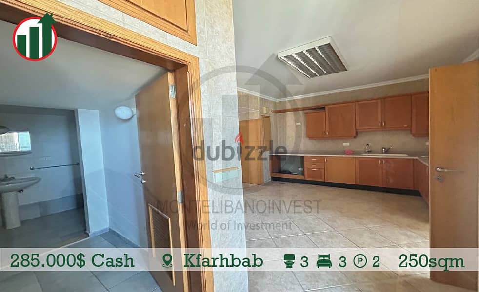 New Apartment for Sale in Kfarhbab with an Open sea view!! 4