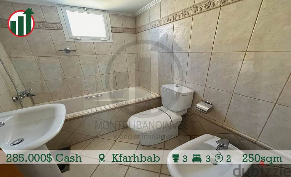 New Apartment for Sale in Kfarhbab with an Open sea view!! 8