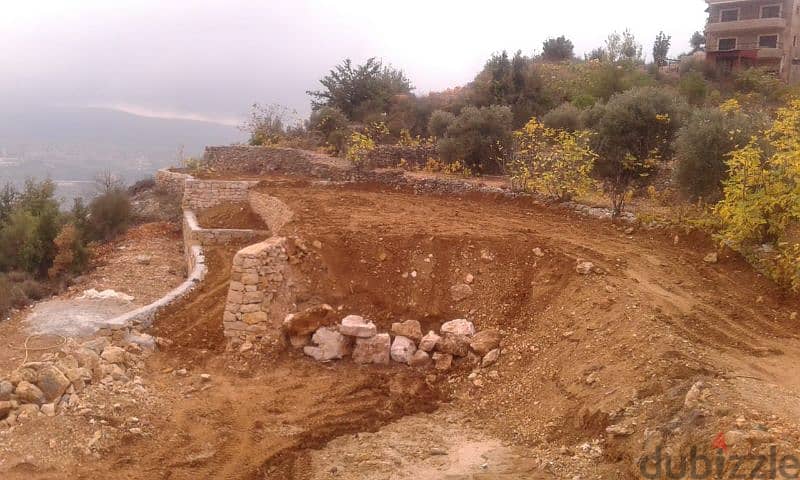 ارض للبيع في بدغان الشوف land for sale in badghan shouf 2