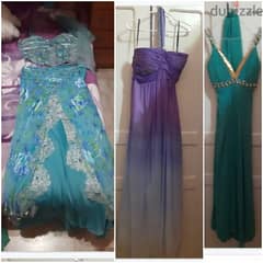 dresses used  in good condition all in 250