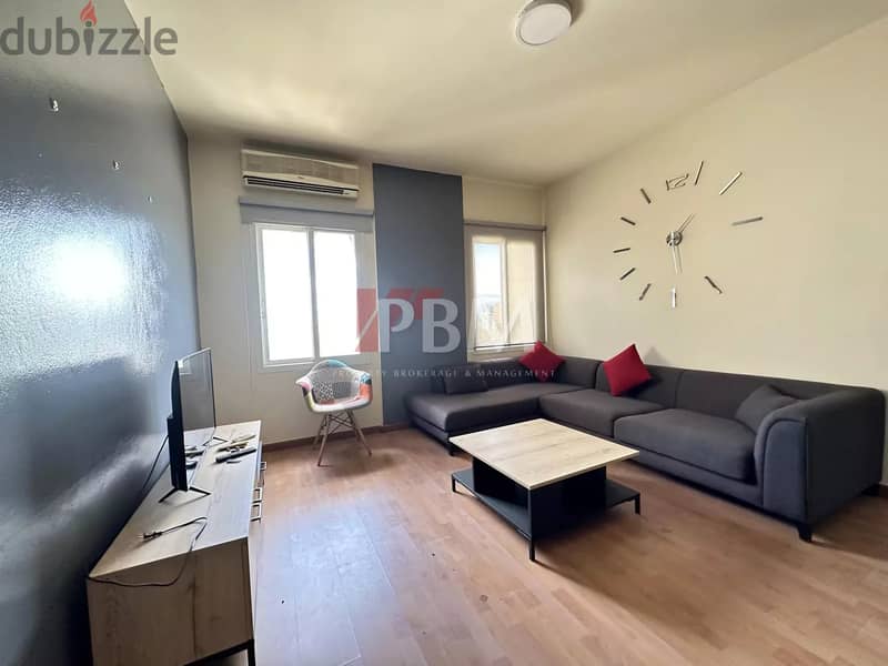 Comfortable Furnished Apartment For Rent In Achrafieh |Balcony|125SQM| 2