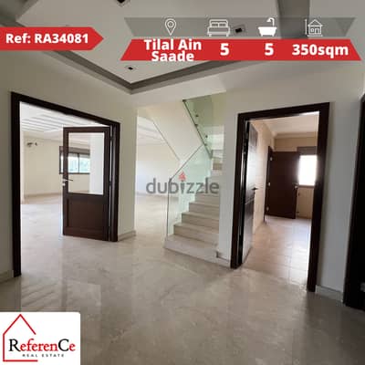 Prime Duplex for sale in Tilal Ain Saade دوبلكس للبيع ب تلال عين سعادة