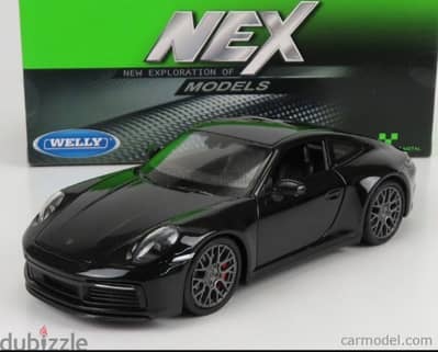 Porsche 911 (992) Carrera 4S 2020 diecast car model 1:24.