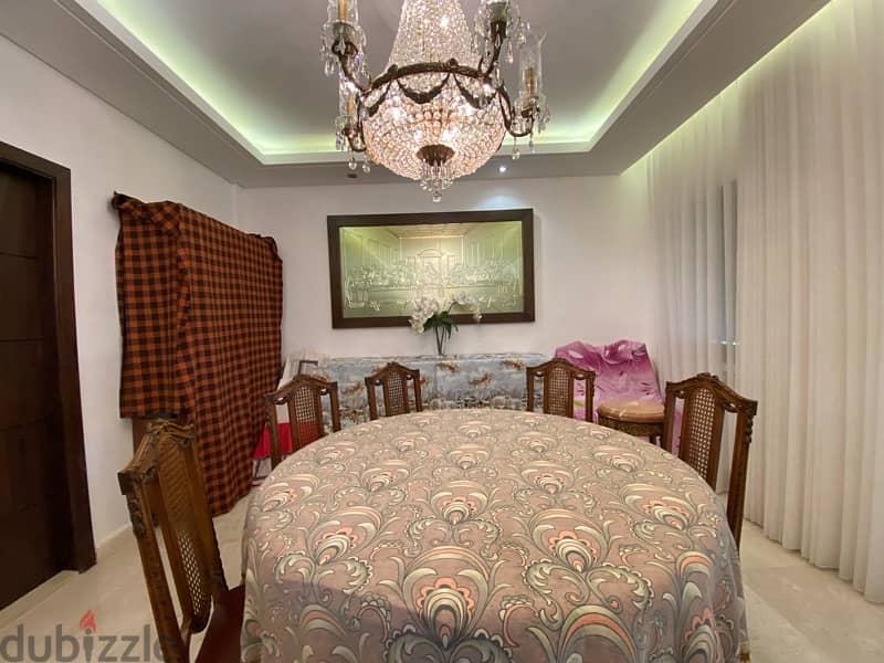 A furnished modern apartment in Ain saade with greenery views. 4