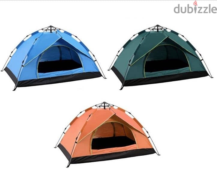 Outdoor Automatic Hydraulic Double Layers Camping Tent 200*210*145 cm 1