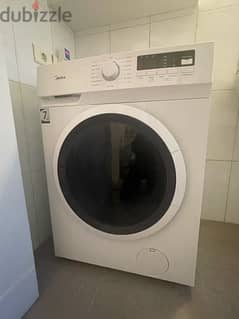 Midea 7kg washing machine Very Clean. غسالة ميديا ٧كج استعمال خفيف