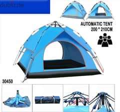 Outdoor Automatic Hydraulic Double Layers Camping Tent 200*210*145 cm 0
