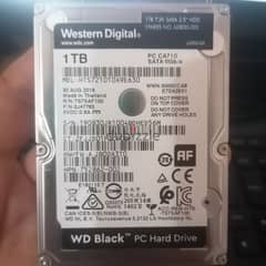 1TB HDD 2.5" WD BLack Version 0
