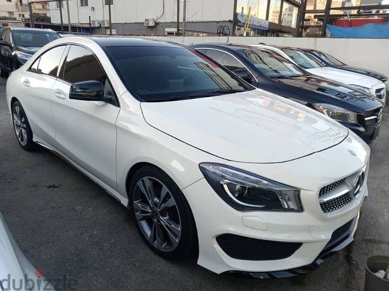 Mercedes-Benz CLA-Class 2016,White on Black, Look AMG ,Very Clean 1