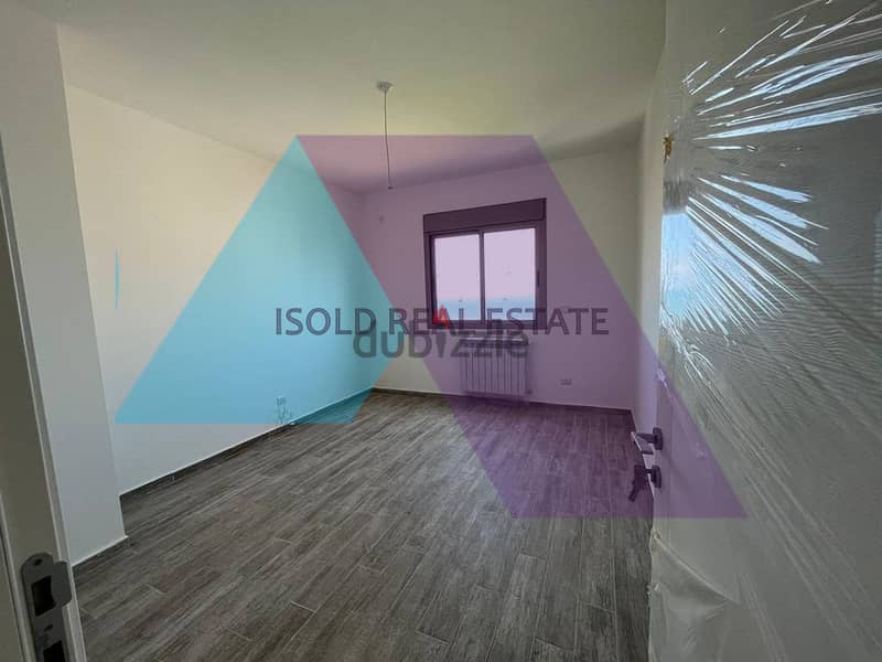 Brand new 180 m2 apartmen + open sea view for sale in Haret Sakher 5