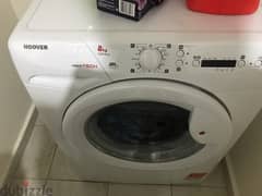 HOOVER washing machine 8 k. g غسالة ماركة هوڤر ٨ كيلو شبه جديدة