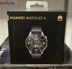 Huawei Watch GT 4 46mm black silicone strap original & new offer