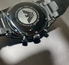 Emporio Armani AR5922 men's  watch, rubber strap 0