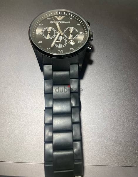 Emporio Armani AR5922 men's  watch, rubber strap 2