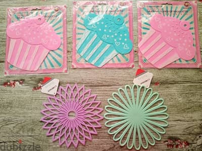 original Lomenox big size silicone coasters