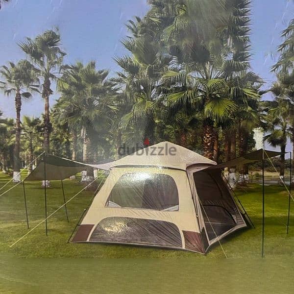 Sky Curtain Square Camping Tent 300*300*220 cm 1