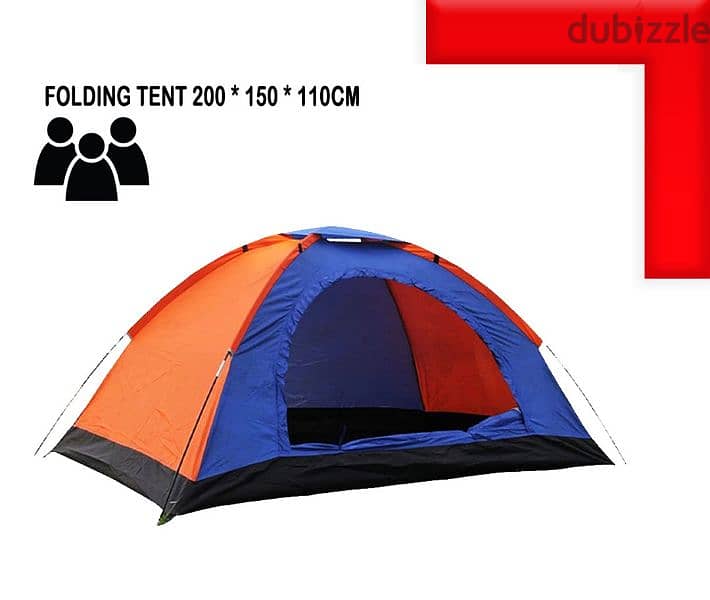 Outdoor Waterproof Camping Tent 200 x 150 x 110 cm 0