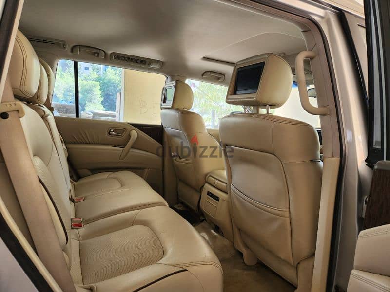 Nissan Patrol LE fully loaded, silver exterior  and beige interior 15