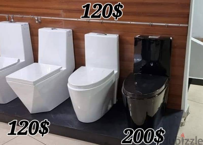 bathroom toilet seats كرسي حمام قطعة وحدة  TOYO 19