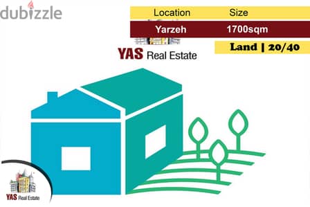 Yarzeh 1700m2 | Land | 20/40 | Ultra Prime Location | PA |