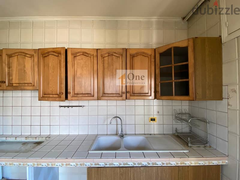 SEMI-FURNISHED Apartment for RENT,in SARBA/KESEROUAN with a mountain & 1