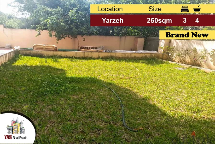 Yarzeh 250m2 | 270m2 Garden | Luxury Building |Ultra prime Location|PA 0