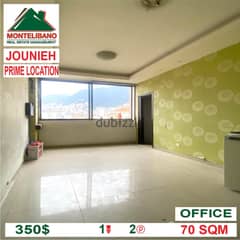 350$ Cash/Month!! Office For Rent In Jounieh!! Prime Location!! 0