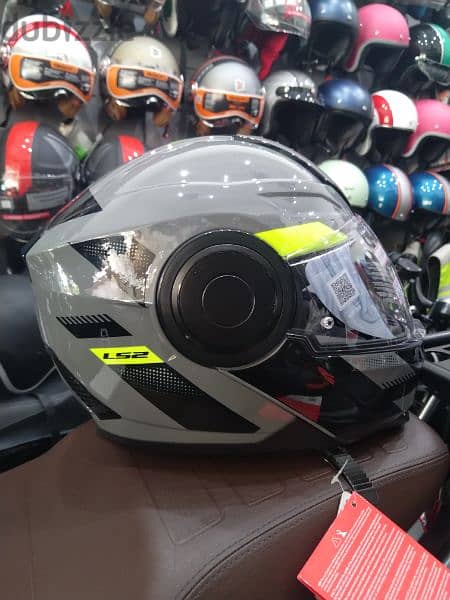 helmet Ls2 scope modular duel visor weight 1750 size xxL 1